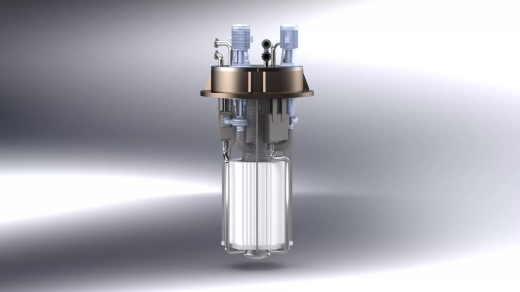 Aalo Atomics’ Aalo-1 reactor is a non-pressurized, pool-type reactor using the simple and robust safety profile of sodium-cooled reactors. Courtesy: Aalo Atomics