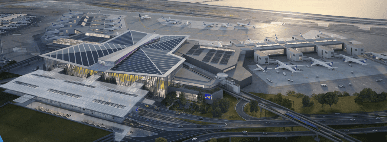 Construction Begins on New York City’s Largest Solar Array, Covering Terminal Roof at JFK Airport